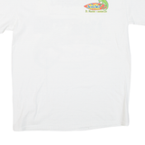 GILDAN Sunset Lizard Chameleon Mens T-Shirt White Crew Neck M