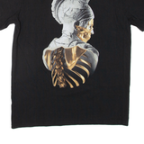FORGOTTEN FACES Mens T-Shirt Black Crew Neck M