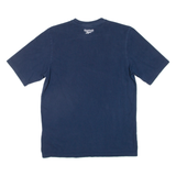 REEBOK Mens T-Shirt Blue Crew Neck S