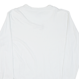 KARL KANI Mens T-Shirt White Long Sleeve Crew Neck M