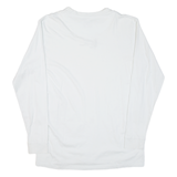 KARL KANI Mens T-Shirt White Long Sleeve Crew Neck M