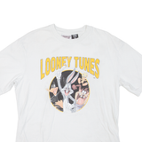 FSBN Looney Tunes Mens T-Shirt White Crew Neck S