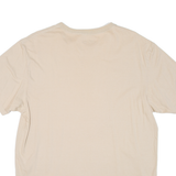 COLUMBIA Mens T-Shirt Beige Crew Neck L