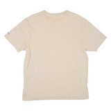 COLUMBIA Mens T-Shirt Beige Crew Neck L