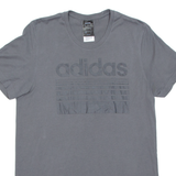 ADIDAS Mens T-Shirt Grey S