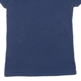 TOMMY HILFIGER Relaxed Fit Womens T-Shirt Blue XXS