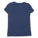 TOMMY HILFIGER Relaxed Fit Womens T-Shirt Blue XXS