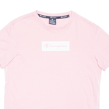 CHAMPION Womens T-Shirt Pink S