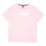 CHAMPION Womens T-Shirt Pink S