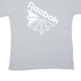 REEBOK Oversized Womens T-Shirt Grey M