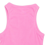 H&M Cropped Womens Vest Pink Sleeveless XS