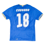 PUMA Italy Mens Football Shirt Jersey Blue USA V-Neck M
