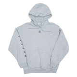 ADIDAS Womens Grey Hoodie UK 12