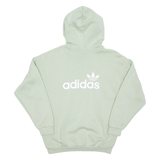 ADIDAS Womens Green Hoodie UK 8