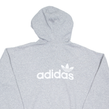 ADIDAS Womens Grey Hoodie UK 10