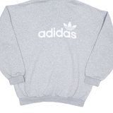 ADIDAS Womens Grey Hoodie UK 10