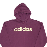 ADIDAS Womens Purple Hoodie M