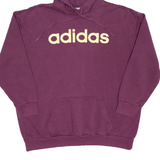 ADIDAS Womens Purple Hoodie M