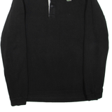 LACOSTE Mens Polo Shirt Black Long Sleeve L