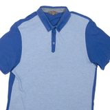 BEN SHERMAN Mens Polo Shirt Blue L