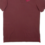 NIKE Mens Polo Shirt Maroon M