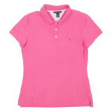 TOMMY HILFIGER Womens Polo Shirt Pink M