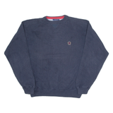 TOMMY HILFIGER Mens Jumper Black Tight Knit XL