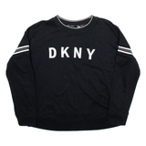 DKNY Womens Sweatshirt Black M