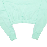 CHAMPION Cropped Womens Sweatshirt Green XS