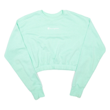 CHAMPION Cropped Womens Sweatshirt Green XS