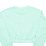 CHAMPION Cropped Womens Sweatshirt Green XS