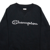 CHAMPION Mens Sweatshirt Black M
