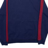 PUMA Full Zip Mens Sweatshirt Blue High Neck XL