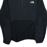 THE NORTH FACE Mens Sweatshirt Black 1/4 Zip S