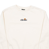 ELLESSE Womens Sweatshirt Cream UK 14