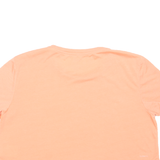 ADIDAS Cropped Womens T-Shirt Orange M