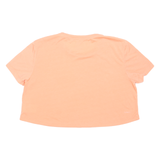 ADIDAS Cropped Womens T-Shirt Orange M