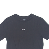 VANS Cropped Womens T-Shirt Black S