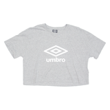 UMBRO Cropped Womens T-Shirt Grey M
