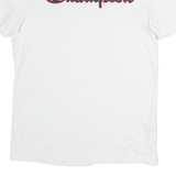 CHAMPION Mens T-Shirt White Crew Neck S