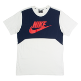 NIKE Mens T-Shirt White Crew Neck M