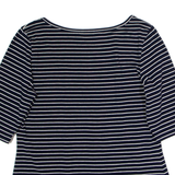 JIGSAW Striped Womens T-Shirt Blue S