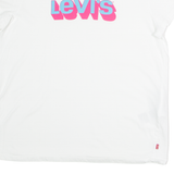 LEVI'S Mens T-Shirt White Crew Neck XL