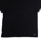 FIRETRAP Mens T-Shirt Black Crew Neck XL