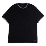 FIRETRAP Mens T-Shirt Black Crew Neck XL