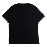 FIRETRAP Mens T-Shirt Black Crew Neck XL