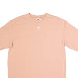ADIDAS ORIGINALS Womens T-Shirt Pink Crew Neck UK 8