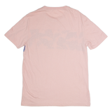 GAP Tropical Print Mens T-Shirt Pink Crew Neck S