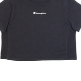 CHAMPION Cropped Womens T-Shirt Black S