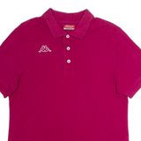 KAPPA Mens Polo Shirt Pink S